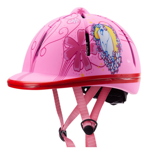 Para Jinete Ecuestre Ajustable Para Niños,pony Rosa Y