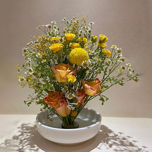 Pin De Soporte De Vástago Floral Diámetro 4 Cm Cobre