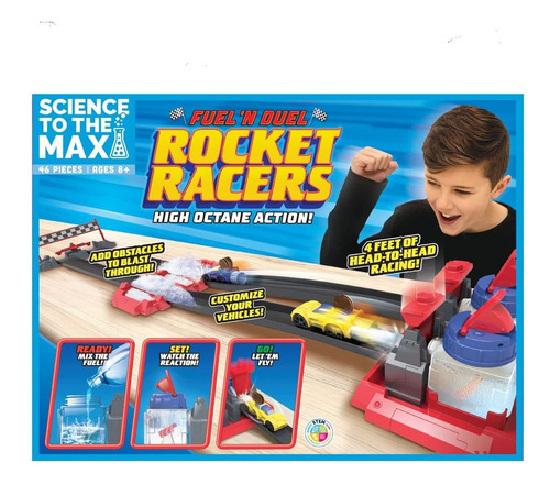 Be Amazing! Toys Science To The Max Diy Rocket Race Car - Ex