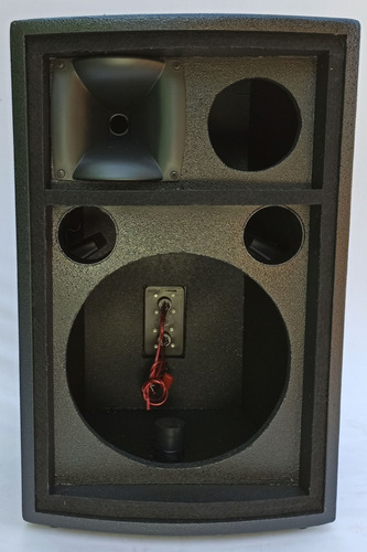 Imagem 2 de 5 de Kit Par De Gabinete Caixa De Som Vazio Asl Tp 12' + Dr+ Tw