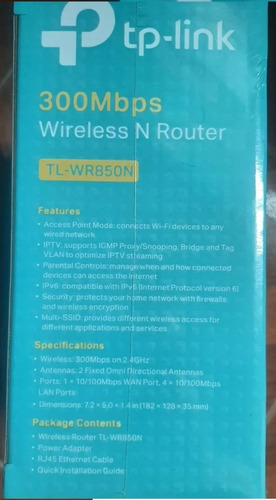 Router Tp-link Tl-wr850n