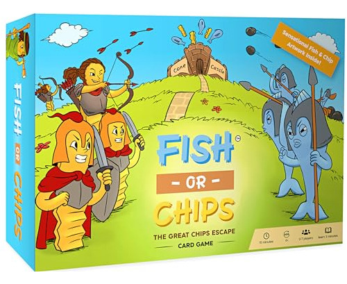 Juego De Tarjetas De Pescado O Chips Para Niños - Bcj45