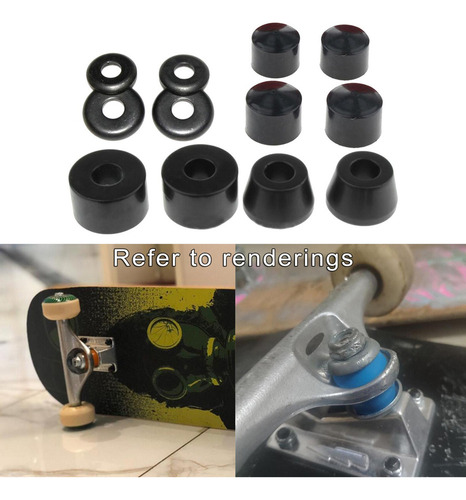 4 Kit De Reconstrucción De Camión De Tuercas De Monopatín