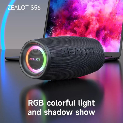 Bocina Bluetooth Portátil Zealot S56 50w Ip67 Batería 8000ma