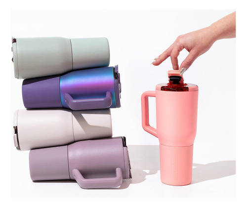 Taza De Café Brümate De Acero Inoxidable De 1 Litro Con Asa
