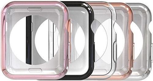 Simpeak Paquete De 5 Fundas Compatibles Con Apple Watch De .