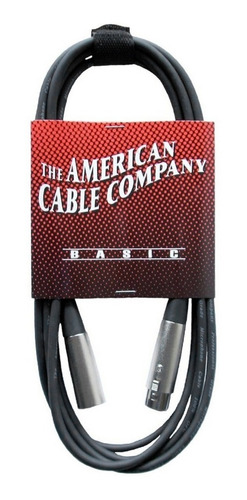 American Cable Ms2-10 Cable Microfono Xlr/xlr 3 Metros Canon