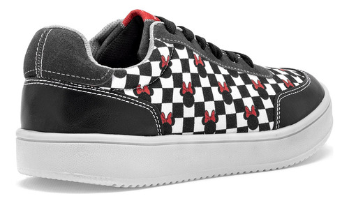Tenis Mujer Minnie Mouse 3928 Negro Blrj 121-476