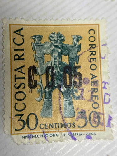 Sello Postal Costa Rica 1967