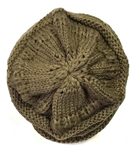 Conjunto De Cachecol Infinito De Malha Quente De Inverno E