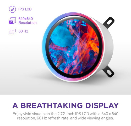 Enfriador De Líquido Aio Cpu Nzxt Kraken Elite 240 Rgb 2024