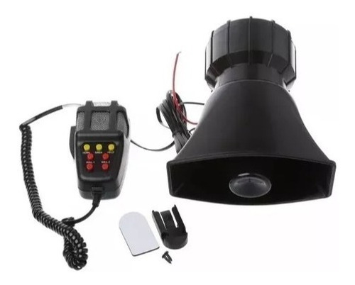 Sirena Bocina Policia Carabineros 7 Tonos Envio Gratis