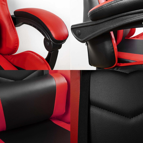 Silla Gamer Respaldo Lumbar Reclinable Reforazada Goldtech ®