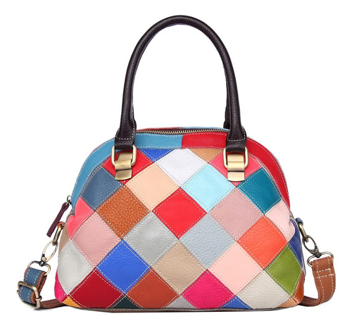 Downupdown Bolsos De Cuero Genuino Bolsos De Mujer Con Asa S