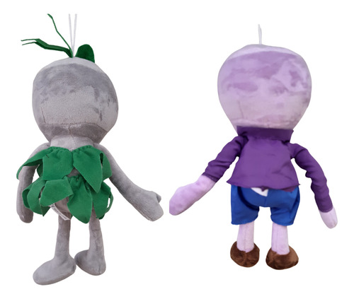Peluche Plantas Vs Zombies - Zombie Morado+zombie Polinesia