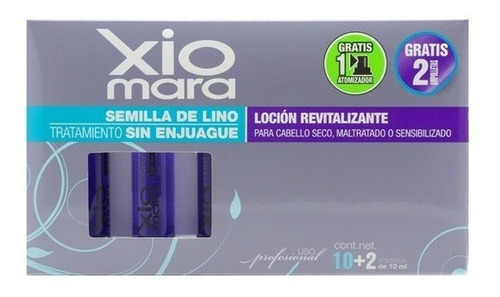 Xiomara Ampolletas X Caja Semilla De Lino 10 Ml