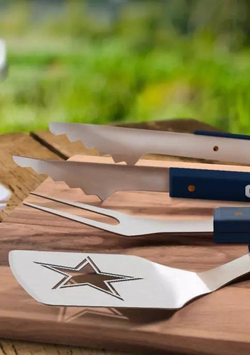 Bbq Set 3 Pzas You The Fan Cowboys