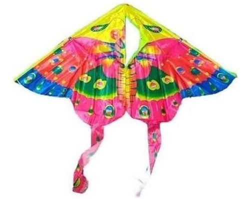 Barrilete Nena Mariposa 80cm - Zz-1113