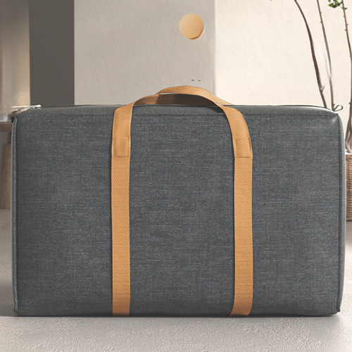 Bolsa De Almacenamiento Gris De Gran Capacidad Con Asas Exte