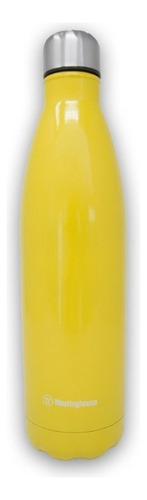 Termo Westinghouse De Acero Inoxidable De 750 Ml Color Amarillo