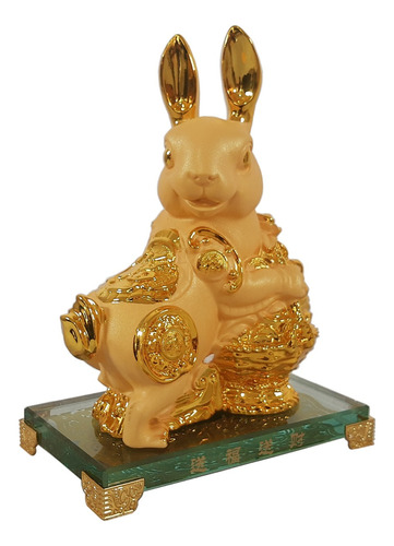  Conejo Figura Año Nuevo Chino Decoración Grande Feng Shui
