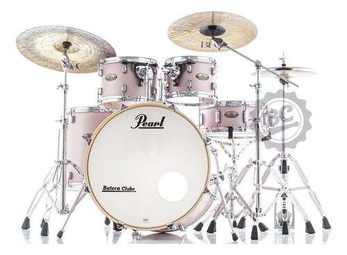 Bateria Pearl Decade Rose 20,10,12,14 Ferragens