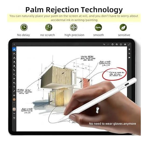 Butifylife Smart Stylus Pen Con Rechazo De Palma Y Punta Pro
