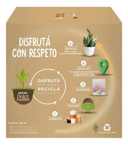 Cápsulas Dolce Gusto Café Au Lait Vainilla X16 Un.