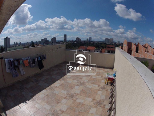 Cobertura Com 3 Dormitórios À Venda, 134 M² Por R$ 570.000,00 - Paraíso - Santo André/sp - Co11361
