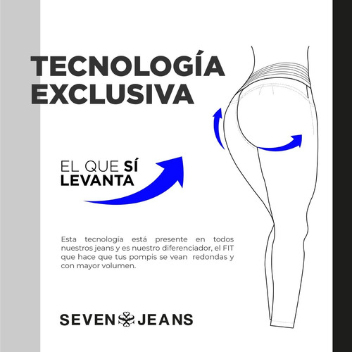 Jeans Seven Pantalón Dama Juvenil Mujer 3216stcl
