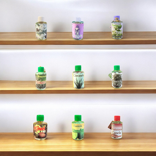 Kit 10 Esencias Aromáticas Para Humidificador O Difusor Vela