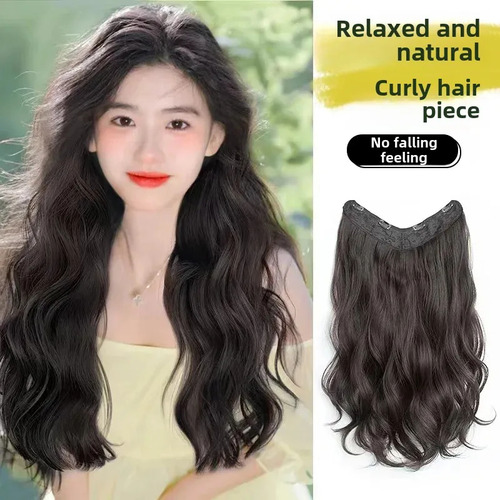 --peluca V60, Marrón Liso, Negra, Para Mujer, Pelo Largo Y R