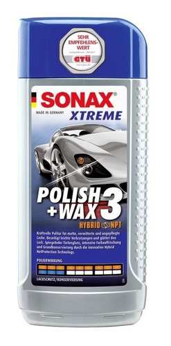 Polish + Wax 3 Sonax/pulidor/cera/brillo