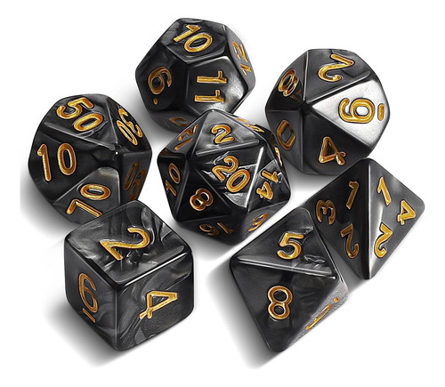 Juego De Dados Ciaraq Para Calabozos Y Dragones (dnd) Ab 8a