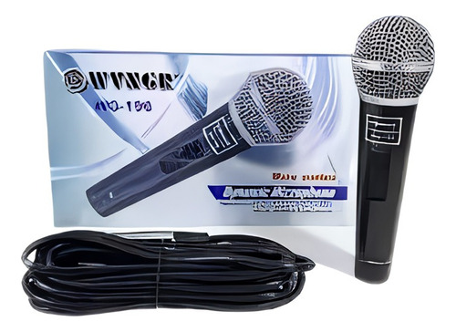 Microfono Alambrico Dinamico Karaoke Cable Plug 6.3mm