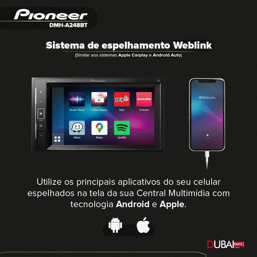 Central Multimidia Pioneer Volkswagen Space Cross 2013