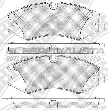 Pastilla Freno Land Rover Range Rover S 3.0 2016 Nibk Del