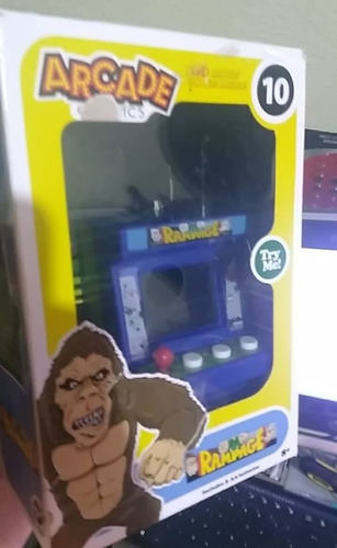2017 Arcade Classics Rampage 10 Mini Hand Held 12cms (Usado)