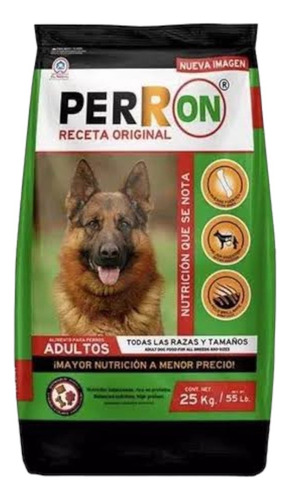 Alimento Perron Croquetas Perro Adulto 25kg, 18% Proteína 