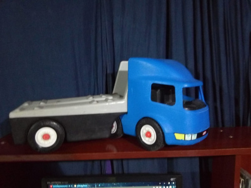 Little Tikes Trailer & Camioncito De Bomberos Made In Usa (Usado)
