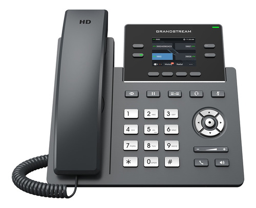Teléfono Ip Grado Operador, 4 Líneas Sip Con 2 Cuentas