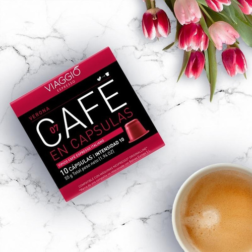 Pack 30 Cápsulas Café Viaggio Verona Para Nespresso®