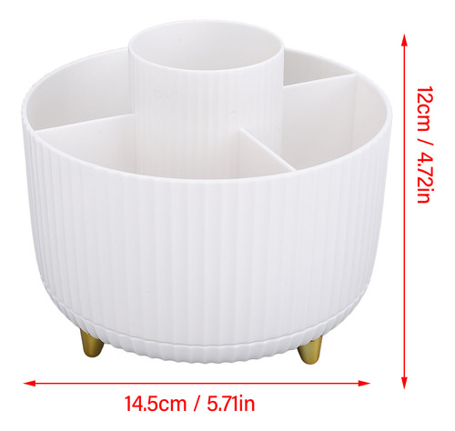 Soporte Giratorio De 360 Grados Para Brochas De Maquillaje C