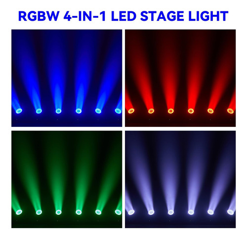 Luz De Dj Led De Escenario, Haz De Zoom, Control De Círculo