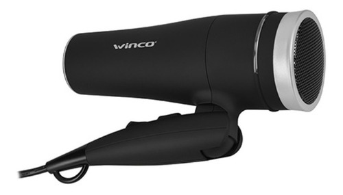 Imagen 2 de 4 de Secador de pelo Winco W98 negro 220V