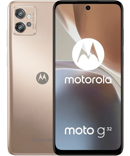 Celular Motorola Moto G32 6gb 128gb 6.5 Full Hd+ Triple Camara 50mp Oro Rosa