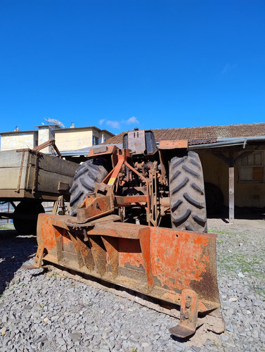 Trator Agrale 4200 Com Carreta, Lâmina Roçadeira E Arado.