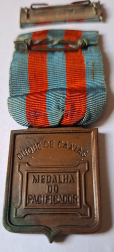 Medalha Do Pacificador Duque De Caxias Antiga Fita E Barreta (Usado)