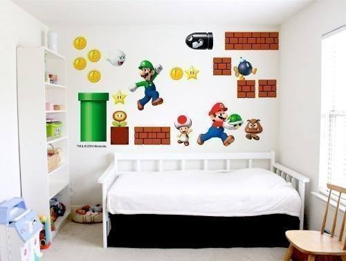 Vinil Gigante New Super Mario 1.2 X 1.2 Mts