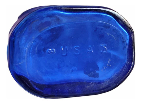 Botella Azul De Leche De Magnesia Phillips (Usado)